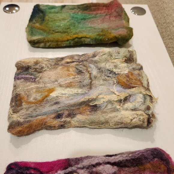 Hand felted super fine wool, new, cellphone cover. - Picture 1 of 4